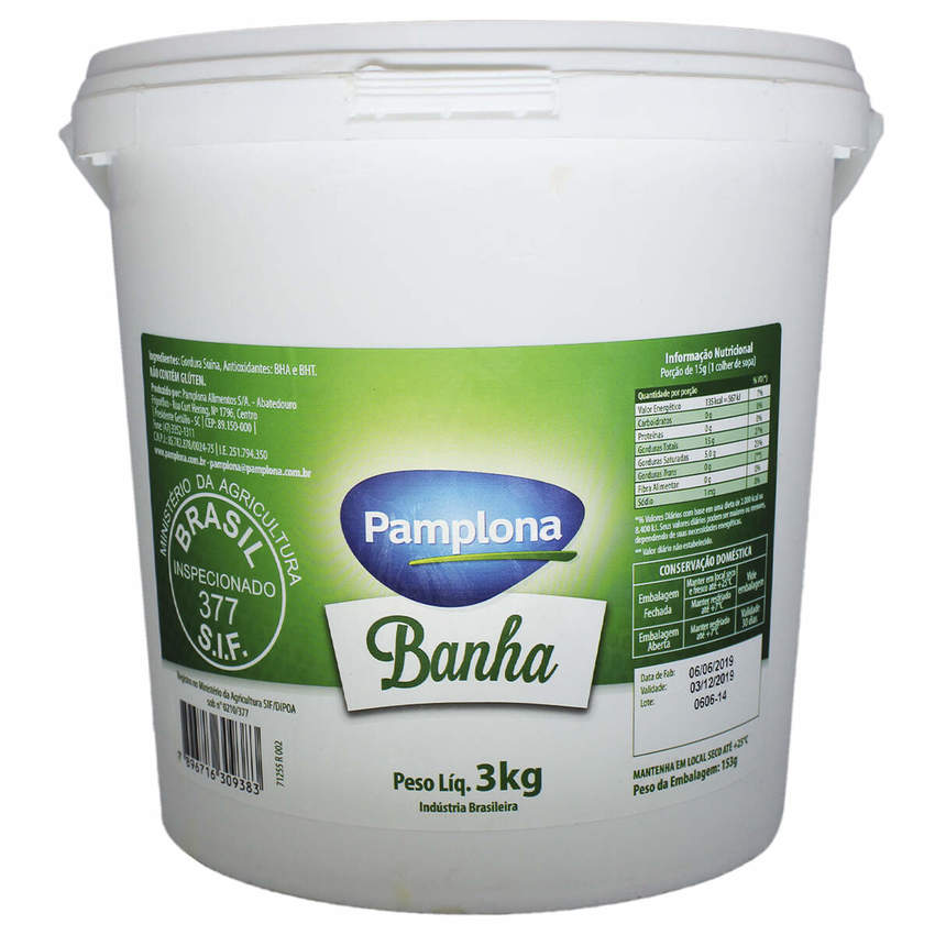 BANHA PAMPLONA 3KG                                
